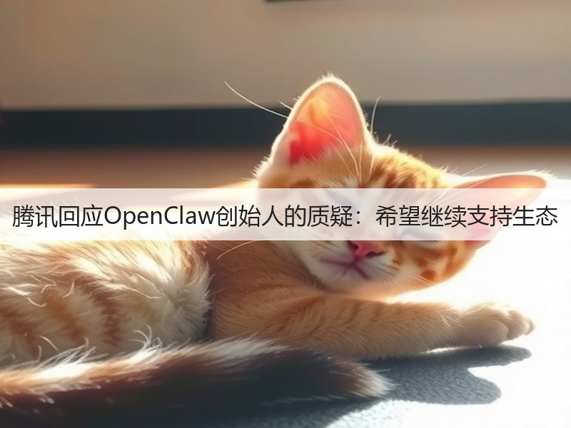 腾讯回应OpenClaw创始人的质疑：希望继续支持生态(图3)