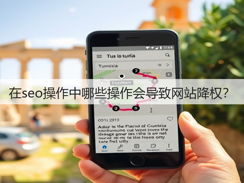 在seo操作中哪些操作会导致网站降权？(图3)