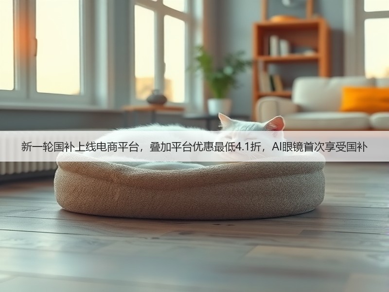 新一轮国补上线电商平台，叠加平台优惠最低4.1折，AI眼镜首次享受国补(图3)