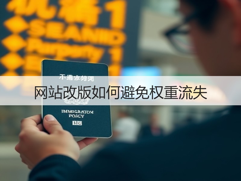 网站改版如何避免权重流失