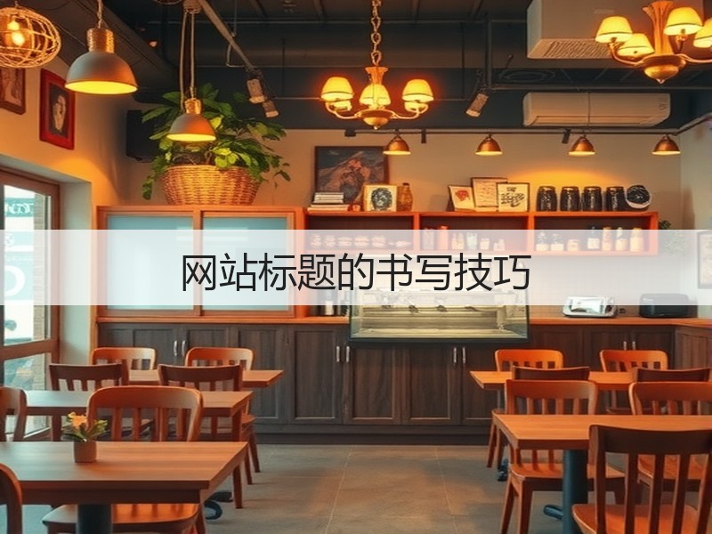 网站标题的书写技巧(图1) 网站标题的书写技巧(图1)