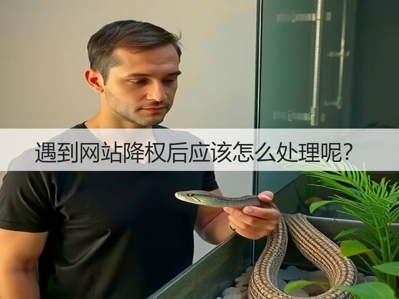 遇到网站降权后应该怎么处理呢？(图2)