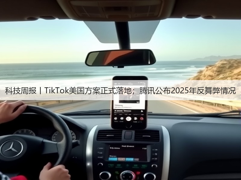 科技周报丨TikTok美国方案正式落地;腾讯公布2025年反舞弊情况(图2) 科技周报丨TikTok美国方案正式落地;腾讯公布2025年反舞弊情况(图2)