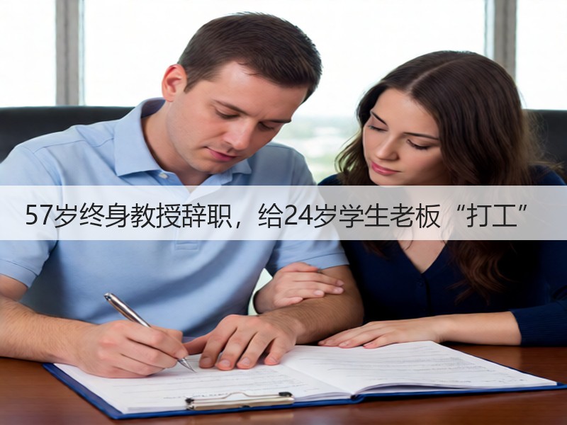 57岁终身教授辞职，给24岁学生老板“打工”(图3)