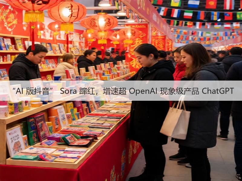 “AI 版抖音” Sora 蹿红,增速超 OpenAI 现象级产品 ChatGPT(图2) “AI 版抖音” Sora 蹿红,增速超 OpenAI 现象级产品 ChatGPT(图2)