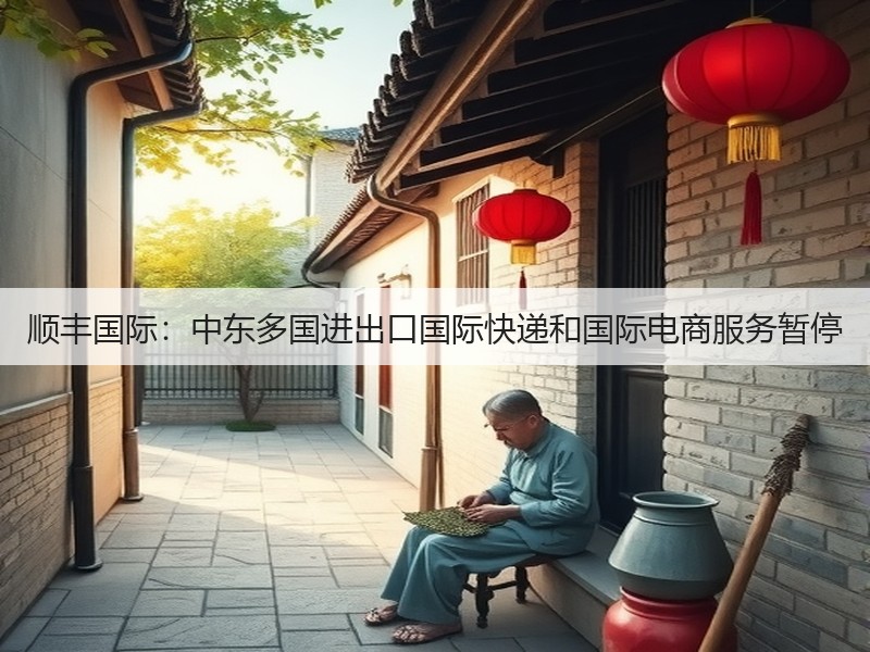 顺丰国际：中东多国进出口国际快递和国际电商服务暂停(图3)