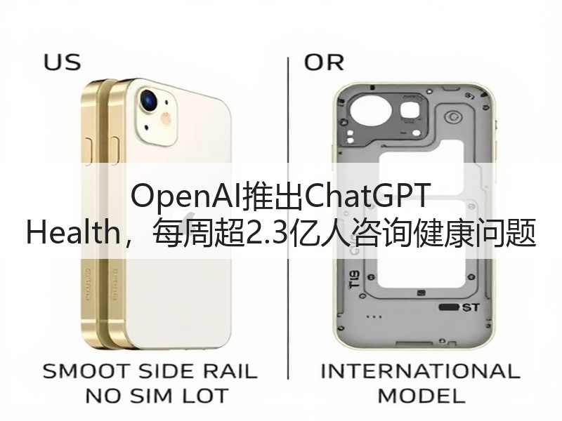 OpenAI推出ChatGPT Health,每周超2.3亿人咨询健康问题(图2) OpenAI推出ChatGPT Health,每周超2.3亿人咨询健康问题(图2)