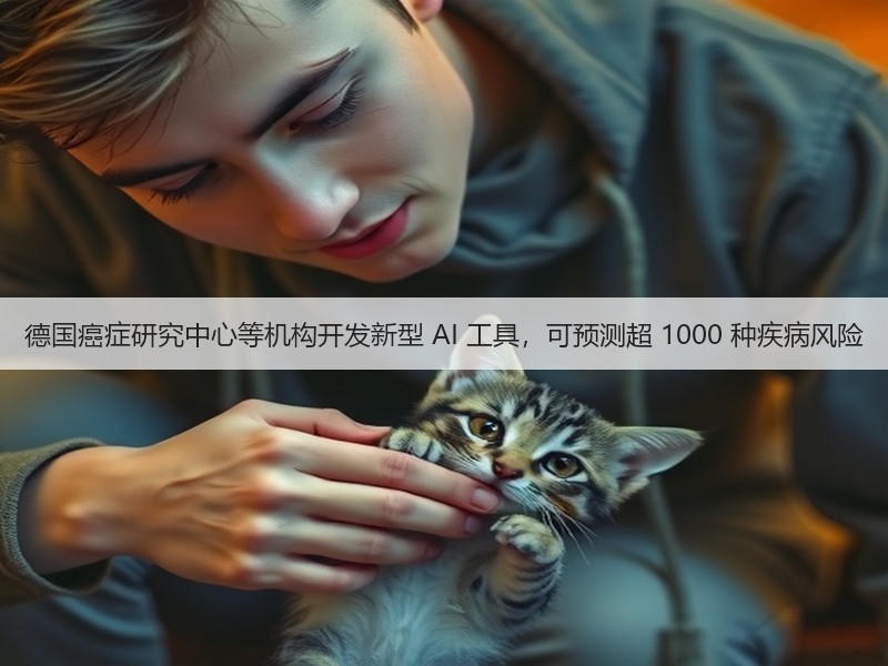 德国癌症研究中心等机构开发新型 AI 工具，可预测超 1000 种疾病风险(图2)