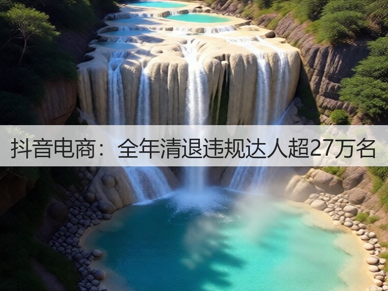 抖音电商：全年清退违规达人超27万名(图2)
