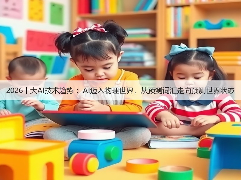 2026十大AI技术趋势 :AI迈入物理世界,从预测词汇走向预测世界状态(图3) 2026十大AI技术趋势 :AI迈入物理世界,从预测词汇走向预测世界状态(图3)