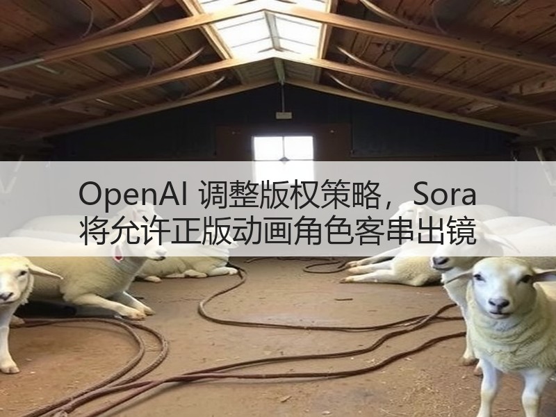 OpenAI 调整版权策略,Sora 将允许正版动画角色客串出镜(图1) OpenAI 调整版权策略,Sora 将允许正版动画角色客串出镜(图1)
