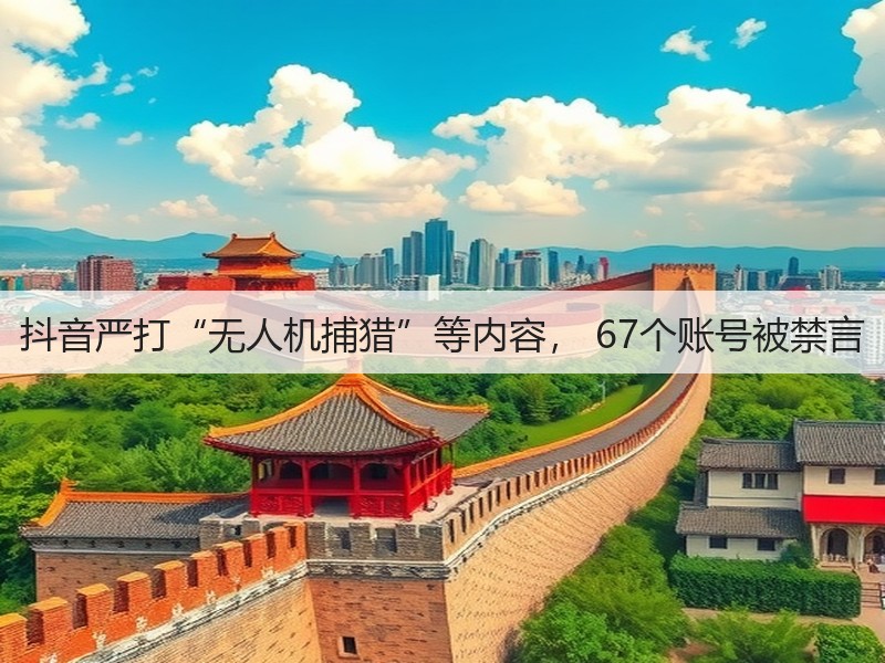抖音严打“无人机捕猎”等内容, 67个账号被禁言(图2) 抖音严打“无人机捕猎”等内容, 67个账号被禁言(图2)