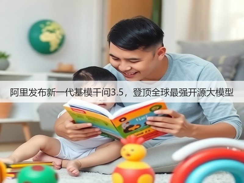 阿里发布新一代基模千问3.5，登顶全球最强开源大模型(图3)