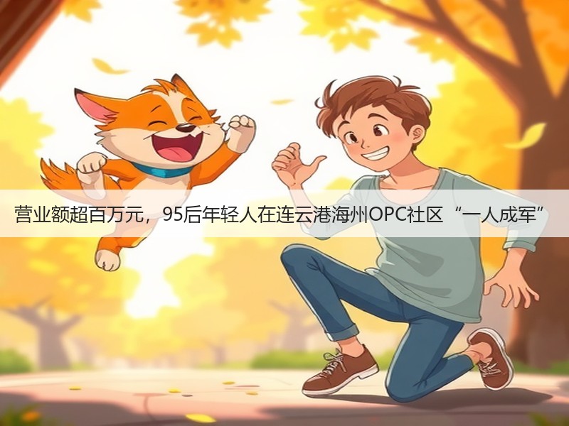 营业额超百万元,95后年轻人在连云港海州OPC社区“一人成军”(图3) 营业额超百万元,95后年轻人在连云港海州OPC社区“一人成军”(图3)