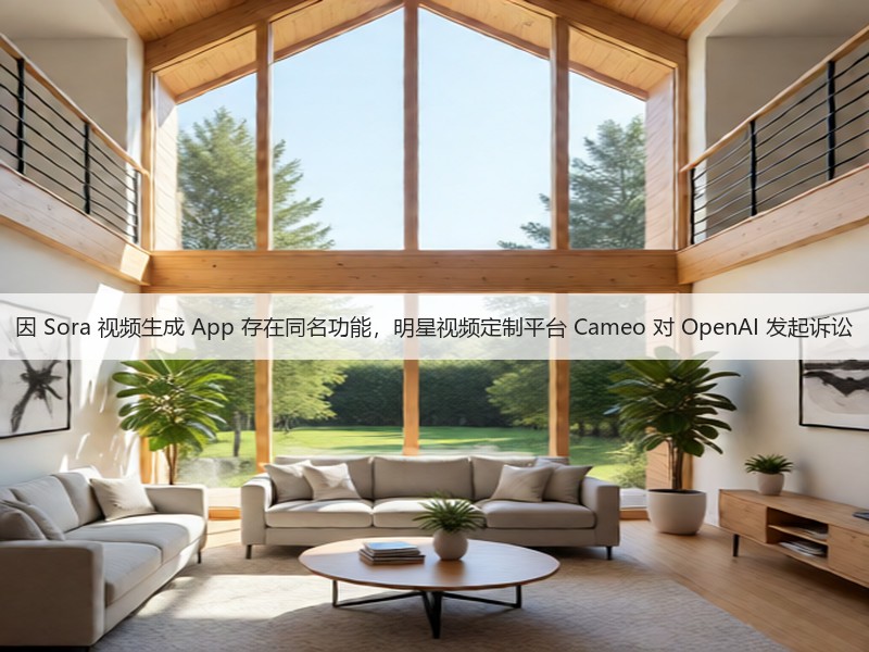 因 Sora 视频生成 App 存在同名功能，明星视频定制平台 Cameo 对 OpenAI 发起诉讼(图3)
