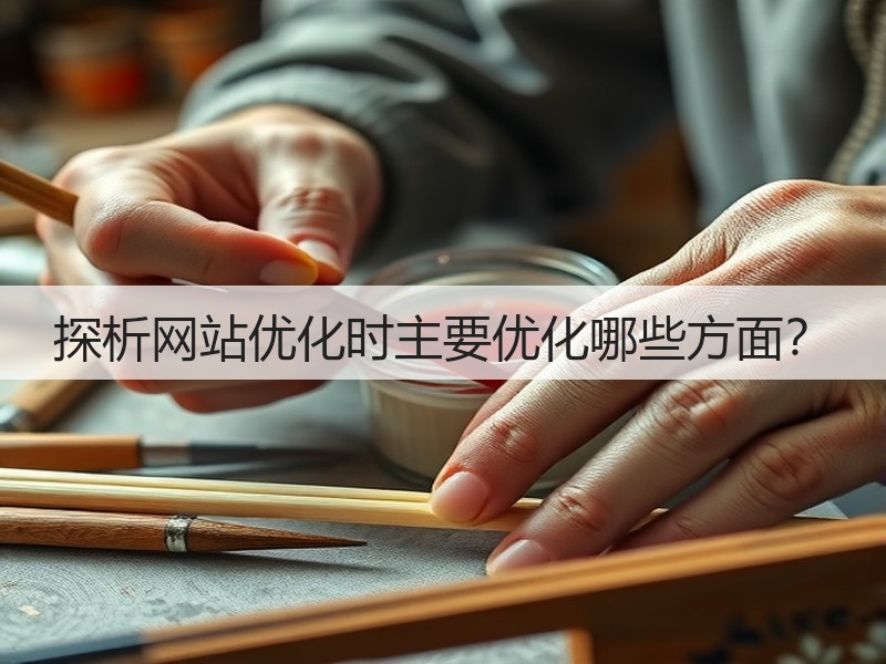 探析网站优化时主要优化哪些方面？(图1)
