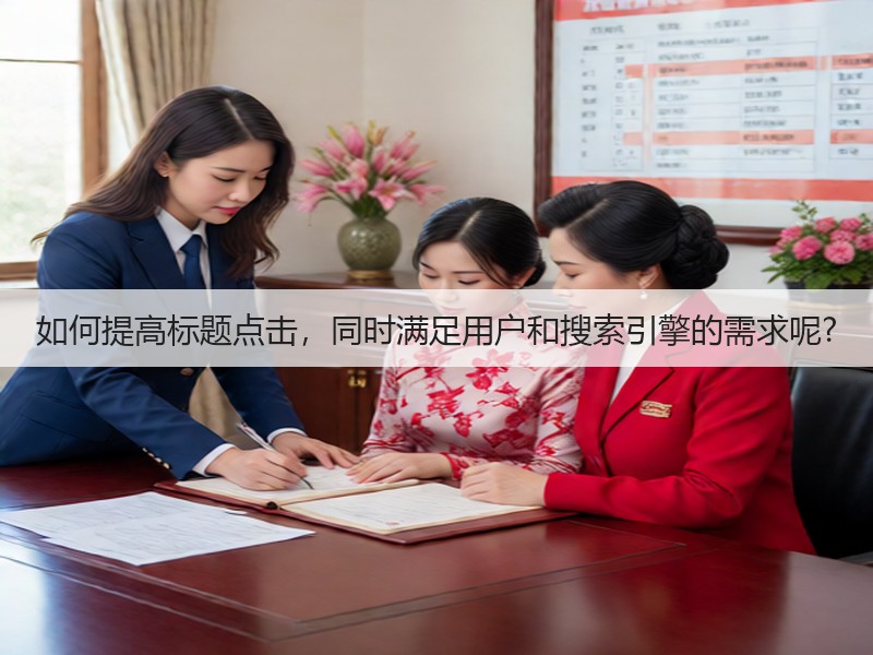 如何提高标题点击，同时满足用户和搜索引擎的需求呢?(图3)