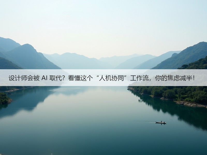 设计师会被 AI 取代？看懂这个“人机协同”工作流，你的焦虑减半！(图1)