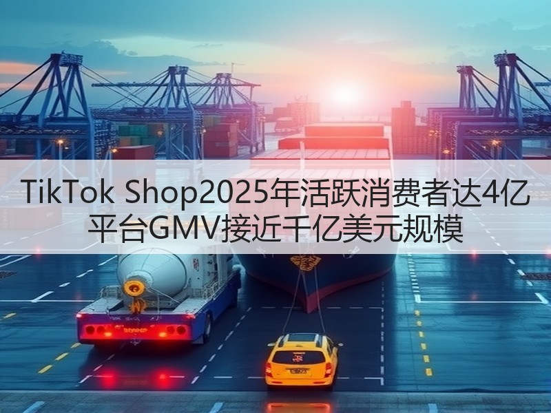 TikTok Shop2025年活跃消费者达4亿 平台GMV接近千亿美元规模(图3) TikTok Shop2025年活跃消费者达4亿 平台GMV接近千亿美元规模(图3)