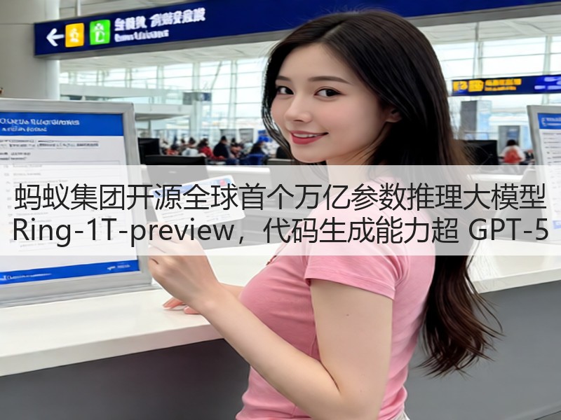 蚂蚁集团开源全球首个万亿参数推理大模型 Ring-1T-preview，代码生成能力超 GPT-5(图1)