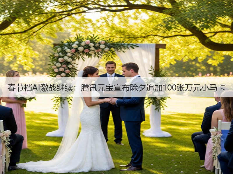 春节档AI激战继续：腾讯元宝宣布除夕追加100张万元小马卡(图3)