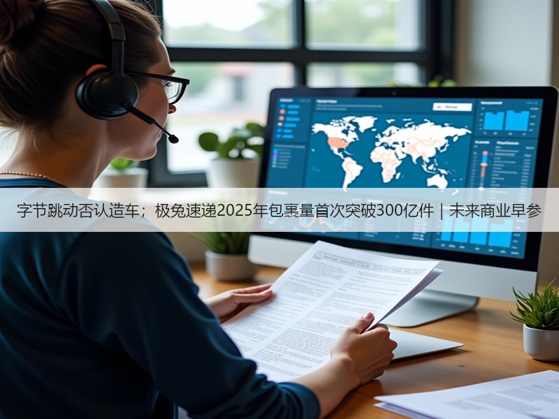 字节跳动否认造车;极兔速递2025年包裹量首次突破300亿件|未来商业早参(图3) 字节跳动否认造车;极兔速递2025年包裹量首次突破300亿件|未来商业早参(图3)