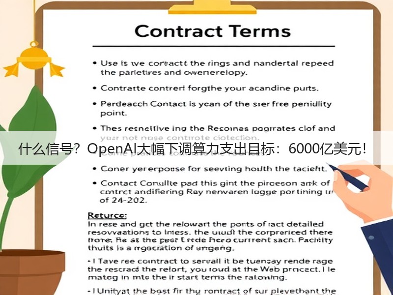 什么信号？OpenAI大幅下调算力支出目标：6000亿美元！(图3)