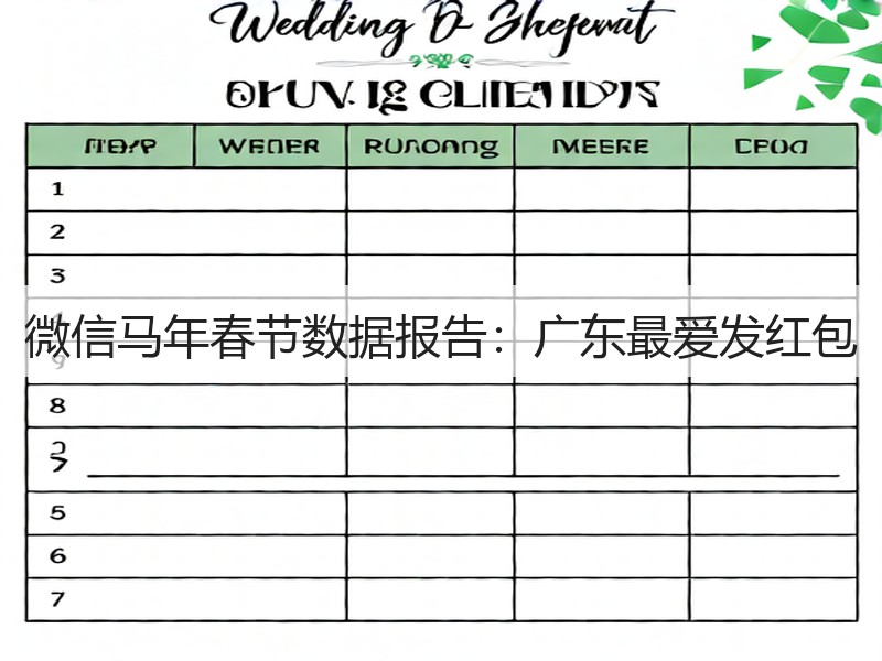 微信马年春节数据报告：广东最爱发红包(图3)