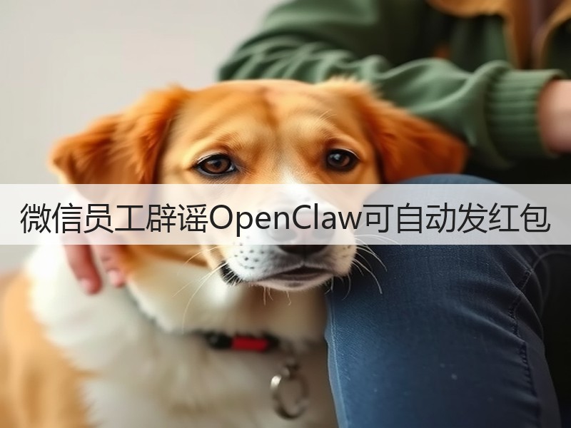 微信员工辟谣OpenClaw可自动发红包(图2)