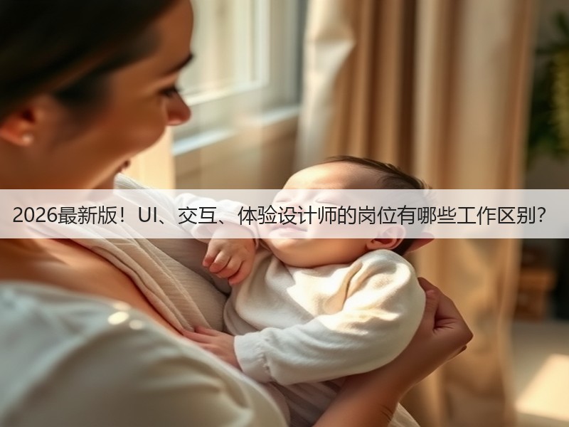 2026最新版！UI、交互、体验设计师的岗位有哪些工作区别？(图2)