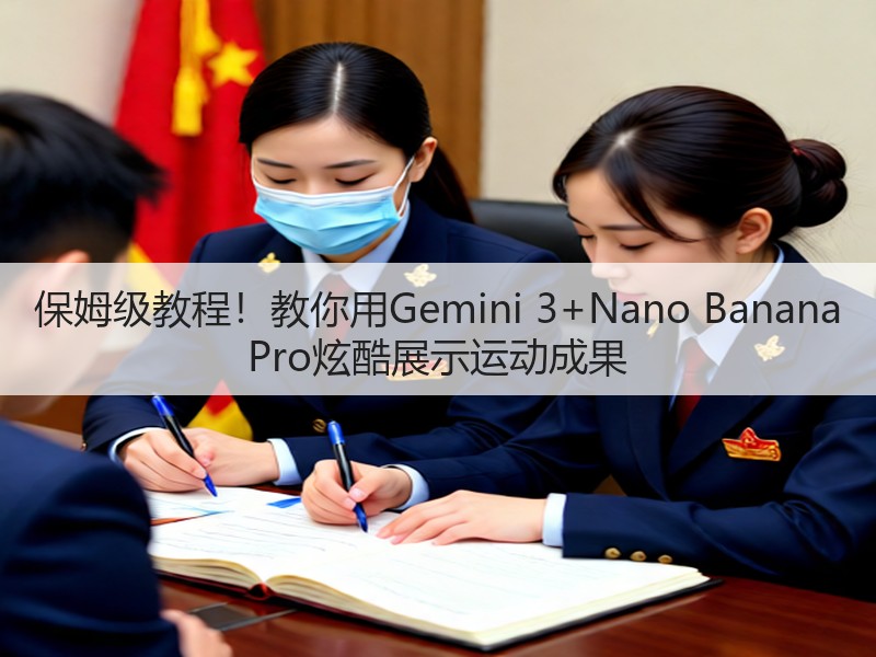 保姆级教程！教你用Gemini 3+Nano Banana Pro炫酷展示运动成果(图2)