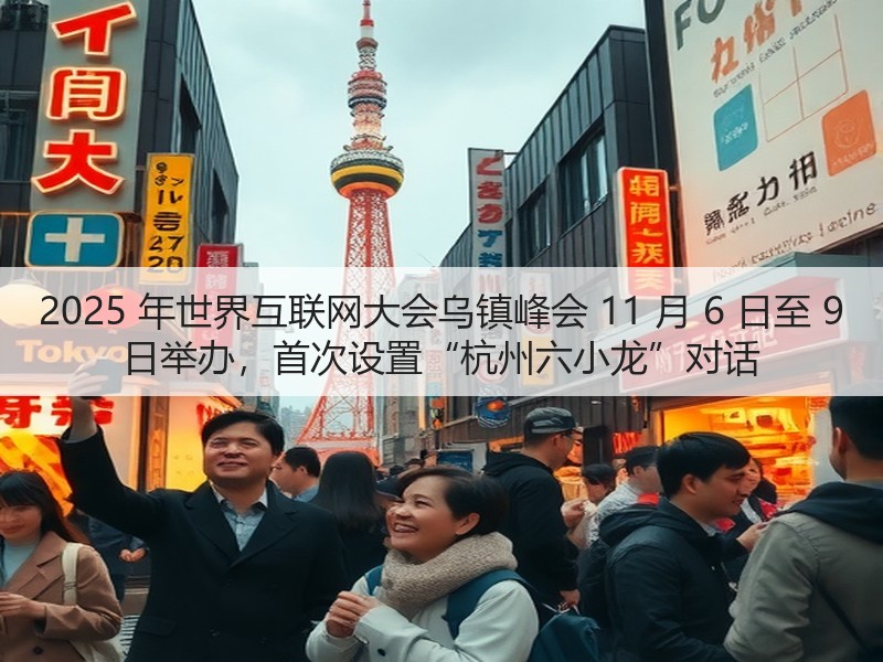 2025 年世界互联网大会乌镇峰会 11 月 6 日至 9 日举办，首次设置“杭州六小龙”对话(图2)
