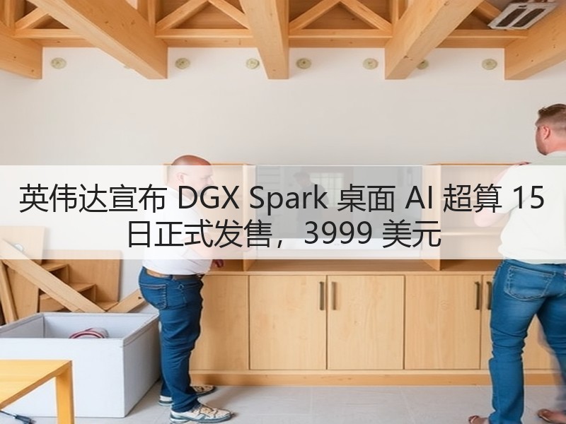 英伟达宣布 DGX Spark 桌面 AI 超算 15 日正式发售,3999 美元(图2) 英伟达宣布 DGX Spark 桌面 AI 超算 15 日正式发售,3999 美元(图2)