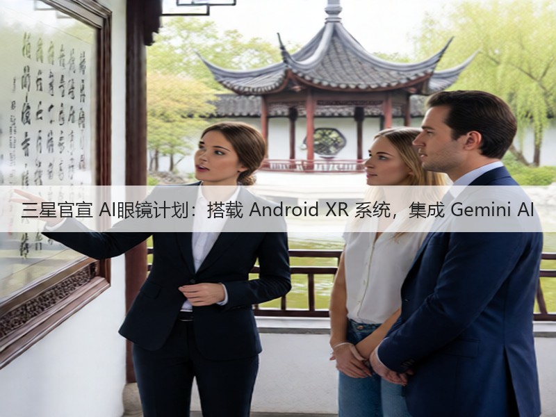 三星官宣 AI眼镜计划：搭载 Android XR 系统，集成 Gemini AI(图1)