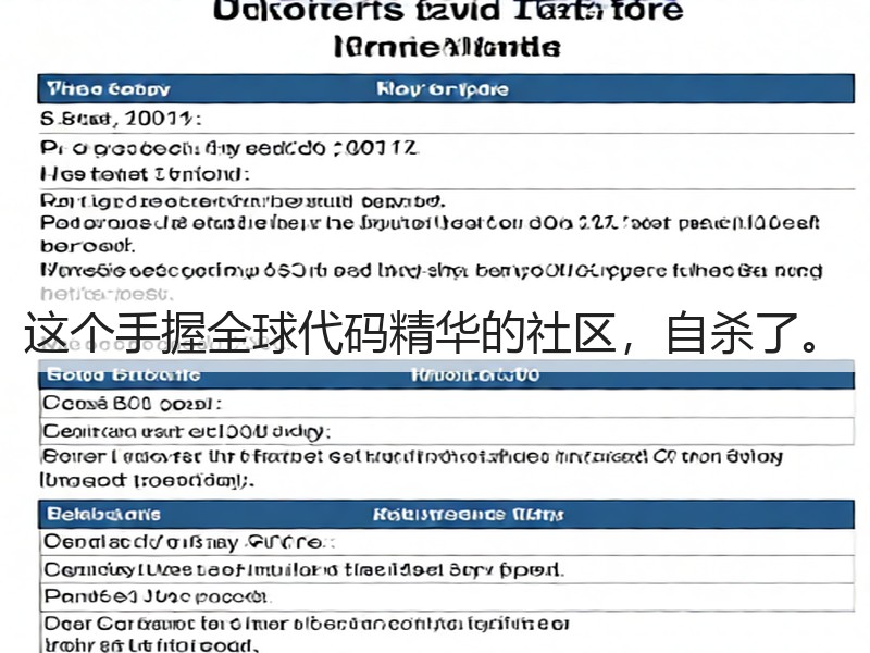 这个手握全球代码精华的社区,自杀了。(图3) 这个手握全球代码精华的社区,自杀了。(图3)