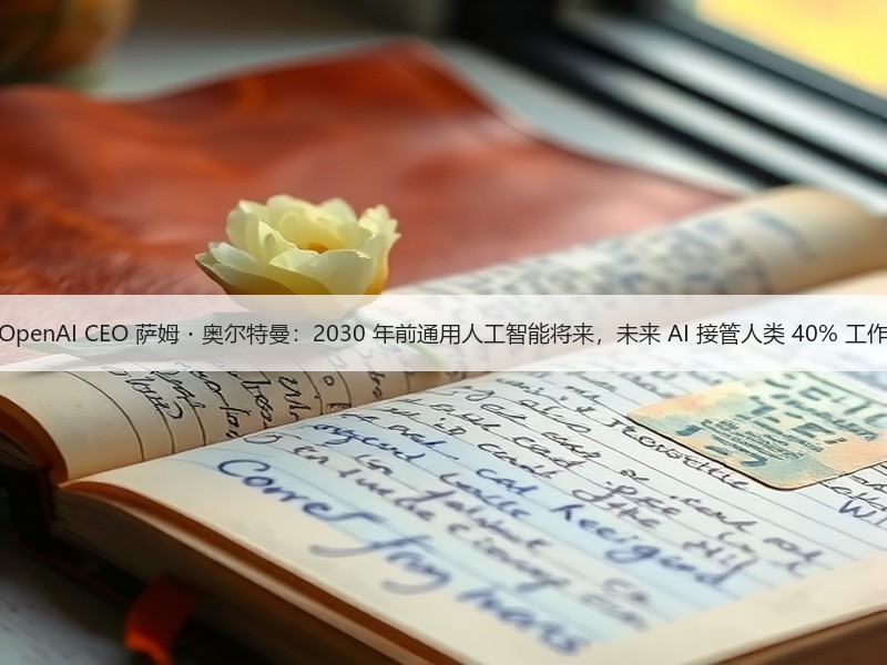 OpenAI CEO 萨姆・奥尔特曼：2030 年前通用人工智能将来，未来 AI 接管人类 40% 