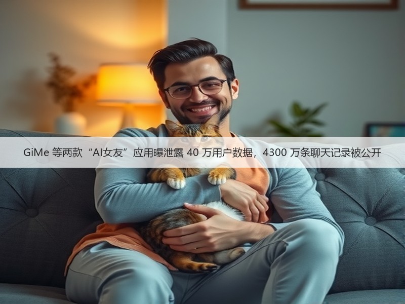 GiMe 等两款“AI女友”应用曝泄露 40 万用户数据,4300 万条聊天记录被公开(图3) GiMe 等两款“AI女友”应用曝泄露 40 万用户数据,4300 万条聊天记录被公开(图3)