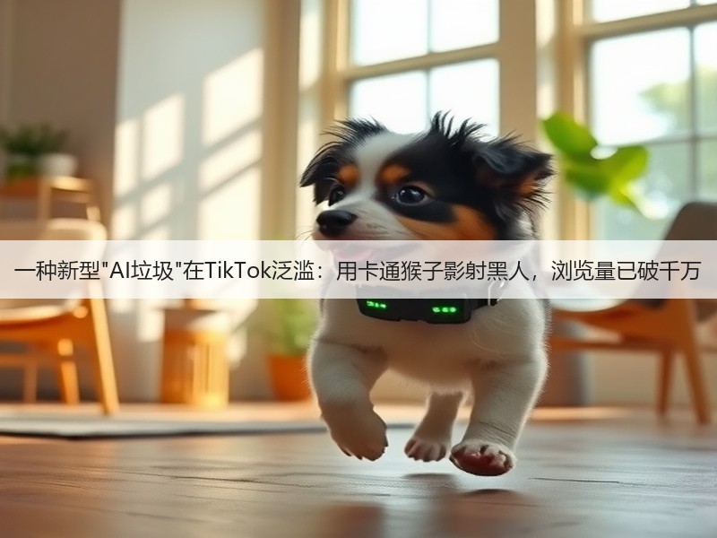 一种新型AI垃圾在TikTok泛滥:用卡通猴子影射黑人,浏览量已破千万(图3) 一种新型AI垃圾在TikTok泛滥:用卡通猴子影射黑人,浏览量已破千万(图3)