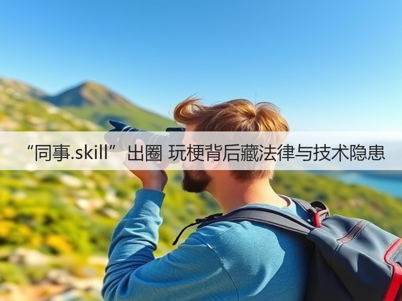 “同事.skill”出圈 玩梗背后藏法律与技术隐患(图3) “同事.skill”出圈 玩梗背后藏法律与技术隐患(图3)