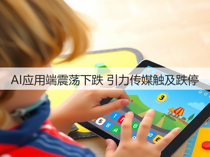 AI应用端震荡下跌 引力传媒触及跌停(图3)
