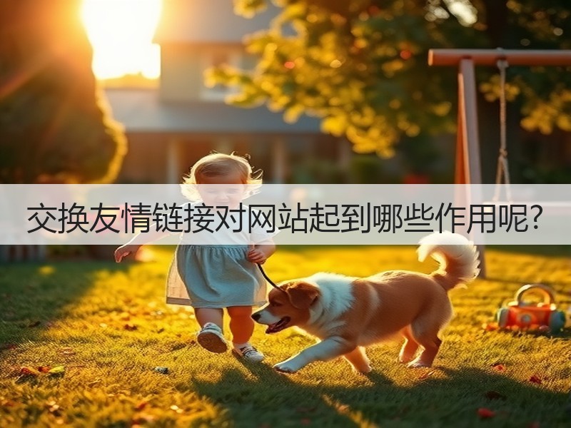 交换友情链接对网站起到哪些作用呢?(图3)