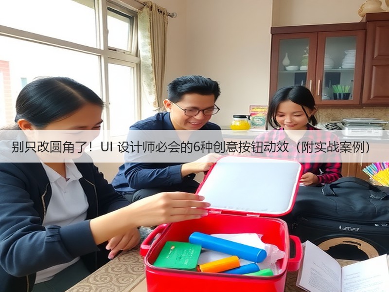 别只改圆角了！UI 设计师必会的6种创意按钮动效（附实战案例）(图3)