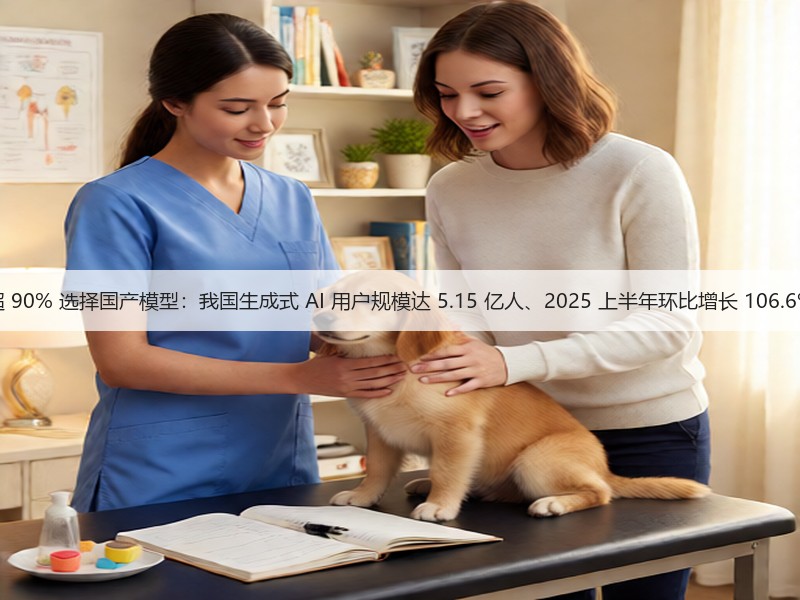 超 90% 选择国产模型:我国生成式 AI 用户规模达 5.15 亿人、2025 上半年环比增长 106.6%(图1) 超 90% 选择国产模型:我国生成式 AI 用户规模达 5.15 亿人、2025 上半年环比增长 106.6%(图1)
