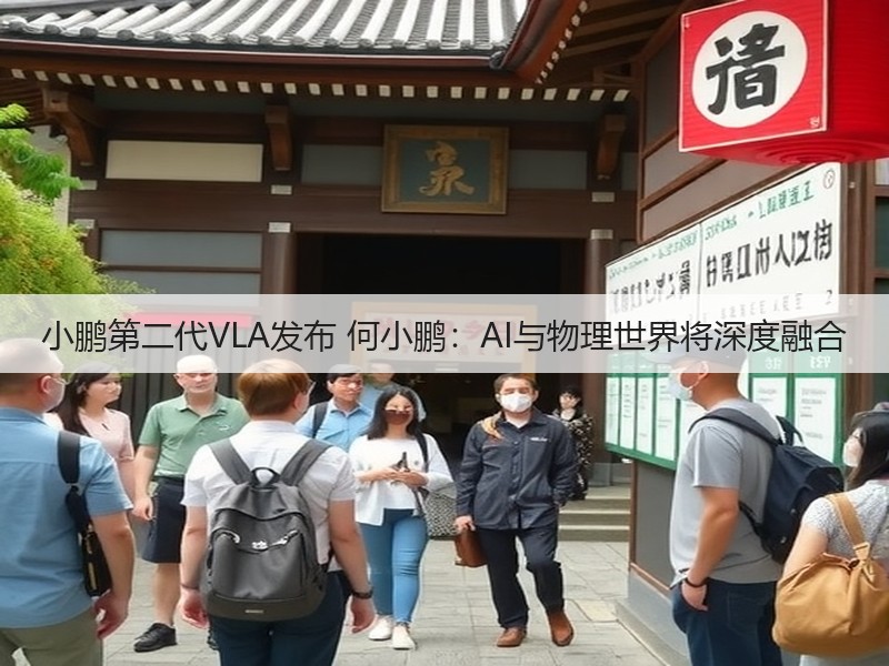 小鹏第二代VLA发布 何小鹏:AI与物理世界将深度融合(图3) 小鹏第二代VLA发布 何小鹏:AI与物理世界将深度融合(图3)