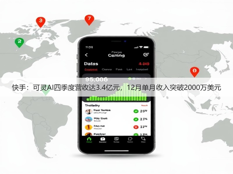 快手：可灵AI四季度营收达3.4亿元，12月单月收入突破2000万美元(图3)