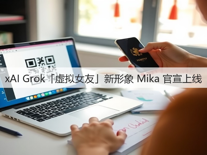 xAI Grok「虚拟女友」新形象 Mika 官宣上线(图1) xAI Grok「虚拟女友」新形象 Mika 官宣上线(图1)
