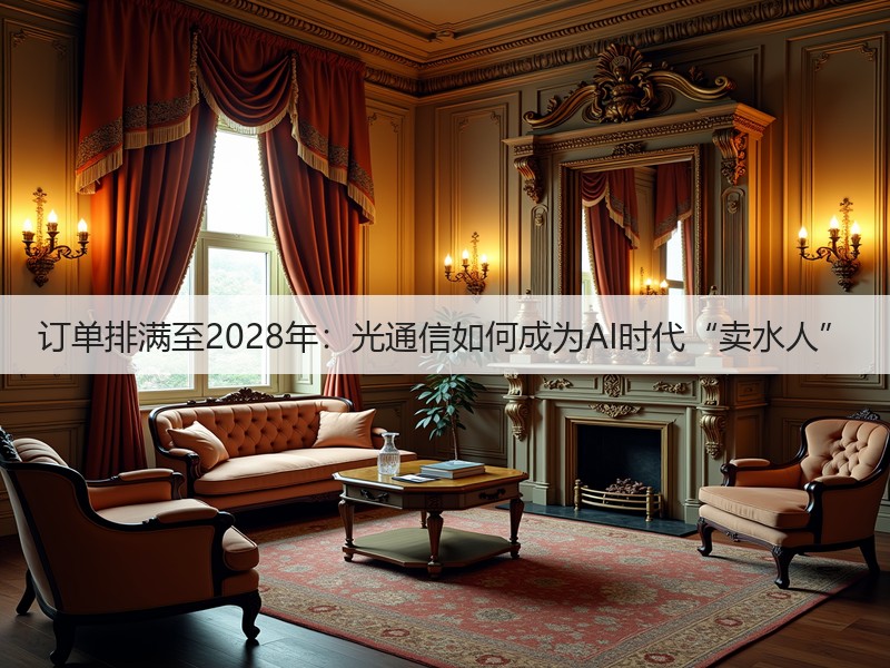 订单排满至2028年:光通信如何成为AI时代“卖水人”(图3) 订单排满至2028年:光通信如何成为AI时代“卖水人”(图3)