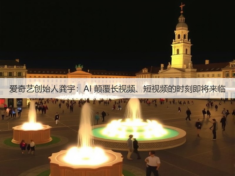爱奇艺创始人龚宇:AI 颠覆长视频、短视频的时刻即将来临(图2) 爱奇艺创始人龚宇:AI 颠覆长视频、短视频的时刻即将来临(图2)
