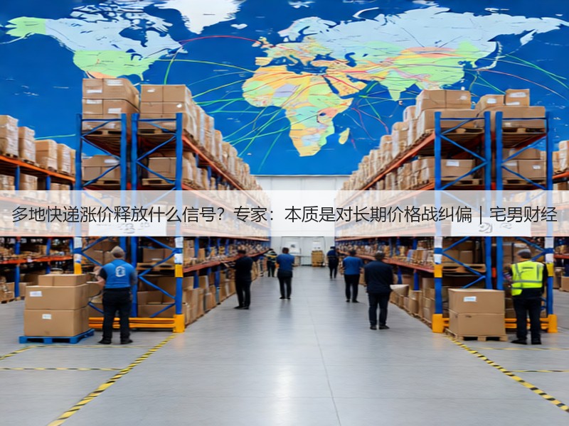 多地快递涨价释放什么信号？专家：本质是对长期价格战纠偏｜宅男财经(图2)
