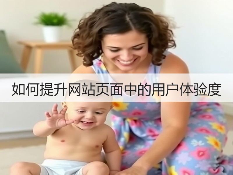 如何提升网站页面中的用户体验度